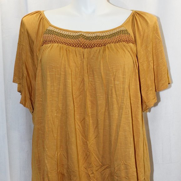 plus size boho peasant tops